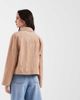 Laagam Laagam luana real suede button down jacket in taupe - part of a set-Brown - 4