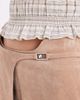 Laagam Laagam Luana real suede western mini skirt in taupe - part of a set-Brown - 4
