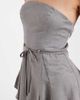 Laagam Laagam lucy bandeau tie back top in gray - 3
