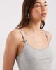 Laagam Laagam lume asymmetric slinky midi dress in gray - 4