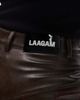 Laagam LAAGAM maia high waist pants in contrast black and brown stripes - 3