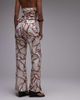Laagam LAAGAM marble linen mix pants with red abstract print - part of a set-Multi - 2