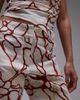 Laagam LAAGAM marble linen mix pants with red abstract print - part of a set-Multi - 3