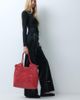 Laagam Laagam maren tote bag in red texture - 4