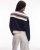 Laagam LAAGAM Naples navy long sleeve knit in navy - 3