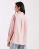 Laagam Laagam No Boyfriend asymmetric front split shirt in pink - 4