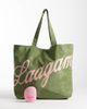 Laagam Laagam paradise shopping bag in khaki-Green - 2