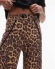 Laagam LAAGAM vicky leopard print mid rise tracksuit pants with bow detail-Multi - 4