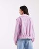 Laagam Laagam Watson striped bomber jacket in pink and blue - 4