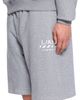 L/AB C/O OFF-WHITE L/AB C/O OFF-WHITE Diagonal Logo Cotton French Terry Sweat Shorts - 4