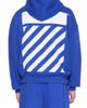 L/AB C/O OFF-WHITE L/AB C/O OFF-WHITE Diagonal Stripe Logo Cotton French Terry Graphic Hoodie - 2
