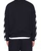 L/AB C/O OFF-WHITE L/AB C/O OFF-WHITE Diagonal Stripe Logo Cotton French Terry Graphic Sweatshirt - 2