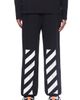L/AB C/O OFF-WHITE L/AB C/O OFF-WHITE Diagonal Stripe Logo Cotton French Terry Joggers - 2