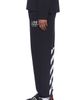 L/AB C/O OFF-WHITE L/AB C/O OFF-WHITE Diagonal Stripe Logo Cotton French Terry Joggers - 3