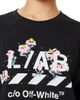 L/AB C/O OFF-WHITE L/AB C/O OFF-WHITE Floral Graphic Tee - 3