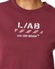 L/AB C/O OFF-WHITE L/AB C/O OFF-WHITE Graphic Crop Cotton T-Shirt - 4
