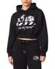 L/AB C/O OFF-WHITE L/AB C/O OFF-WHITE Graphic Crop Hoodie - 1