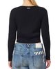 L/AB C/O OFF-WHITE L/AB C/O OFF-WHITE Hardware Ribbed Cardigan - 2
