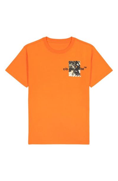 L/AB C/O OFF-WHITE L/AB C/O OFF-WHITE Kids' Camo Graphic T-Shirt