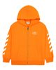 L/AB C/O OFF-WHITE L/AB C/O OFF-WHITE Kids' Diag Graphic Full Zip Hoodie - 1
