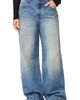 L/AB C/O OFF-WHITE L/AB C/O OFF-WHITE Low Rise Extreme Baggy Wide Leg Jeans - 1