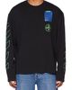 L/AB C/O OFF-WHITE L/AB C/O OFF-WHITE Off Active Long Sleeve Cotton Graphic T-Shirt - 1