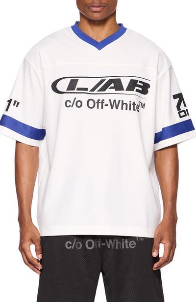 L/AB C/O OFF-WHITE L/AB C/O OFF-WHITE Off Active Soccer Jersey 