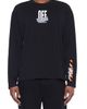 L/AB C/O OFF-WHITE L/AB C/O OFF-WHITE Off Active Tape Appliqué Long Sleeve Graphic T-Shirt - 1
