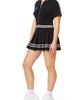 L/AB C/O OFF-WHITE L/AB C/O OFF-WHITE Pleated Tennis Minidress - 3