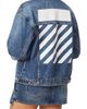 L/AB C/O OFF-WHITE L/AB C/O OFF-WHITE Relaxed Denim Jacket - 2