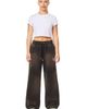 L/AB C/O OFF-WHITE L/AB C/O OFF-WHITE Wide Leg Cotton Jersey Pants - 5