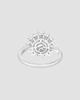 Lab Grown Diamonds with Pearl Women's 18K White Gold, 0.73 TCW Lab-Grown Diamond & Freshwater Pearl Ring - 5