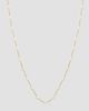 Lab Grown Diamonds with Pearl Women's 18K Yellow Gold & Cultured Freshwater Pearl Necklace - 1