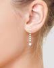 Lab Grown Diamonds with Pearl Women's 18K Yellow Gold & Freshwater Pearl Drop Earrings - 2