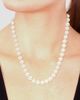 Lab Grown Diamonds with Pearl Women's 18K Yellow Gold & Freshwater Pearl Necklace - 2
