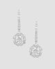 Lab Grown Diamonds Women's 14K White Gold & 1.55 TCW Diamond Drop Earrings - 3