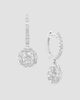 Lab Grown Diamonds Women's 14K White Gold & 1.55 TCW Diamond Drop Earrings - 4