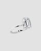 Lab Grown Diamonds Women's 14K White Gold & 5.5 TCW Emerald-Cut Lab-Grown Diamond Solitaire Ring - 3
