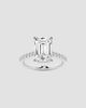 Lab Grown Diamonds Women's 14K White Gold & 5 TCW Lab-Grown Diamond Engagement Ring - 4