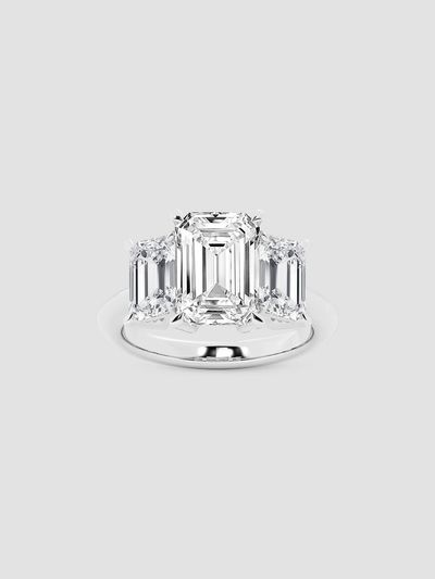 Lab Grown Diamonds Women's 14K White Gold & 7 TCW Lab-Grown Diamond Ring