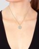 Lab Grown Diamonds Women's 14K Yellow Gold 1.49 TCW Lab-Grown Diamond Medallion Necklace - 2