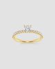 Lab Grown Diamonds Women's 14K Yellow Gold & Cushion-Cut Lab-Grown Diamond Hidden Halo Ring/0.80-3.41 TCW - 4