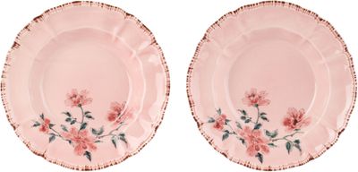 Laboratorio Paravicini Laboratorio Paravicini Pink Lisa Corti Edition Pesco Rosa Pasta Plate Set