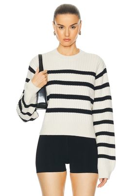 L'Academie L'Academie Brial Striped Sweater