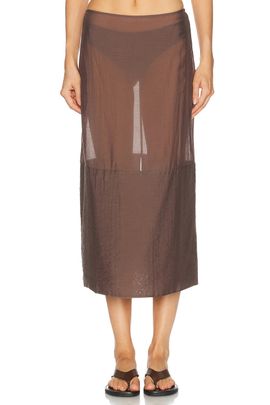 L'Academie L'Academie Cecille Midi Skirt