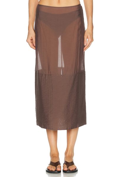 L'Academie L'Academie Cecille Midi Skirt