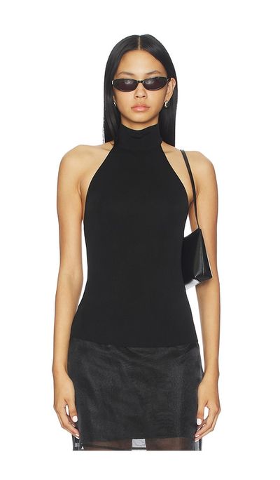 L'Academie L'Academie Claudette Halter Knit Top