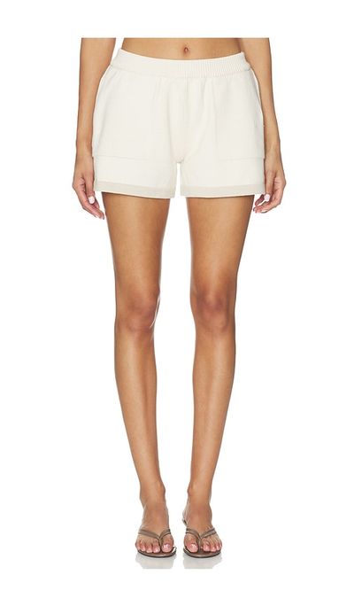 L'Academie L'Academie Dae Contrast Knit Short