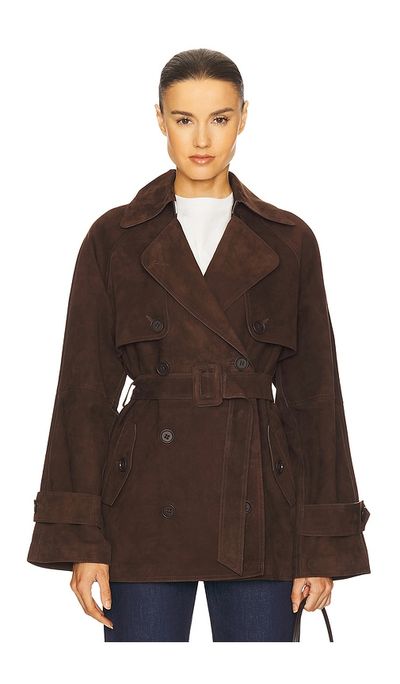 L'Academie L'Academie Elae Suede Jacket