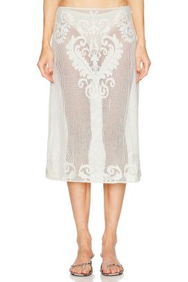 L'Academie L'Academie Fallon Midi Skirt